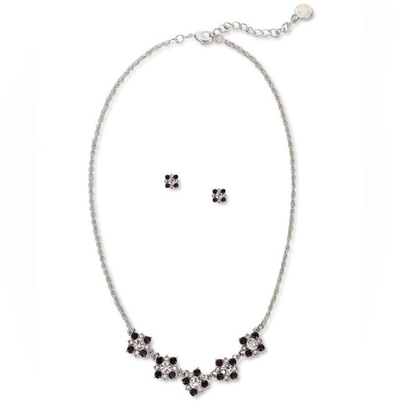 Charter Club Silver and Black Jewelry Set - Picture 1 of 4